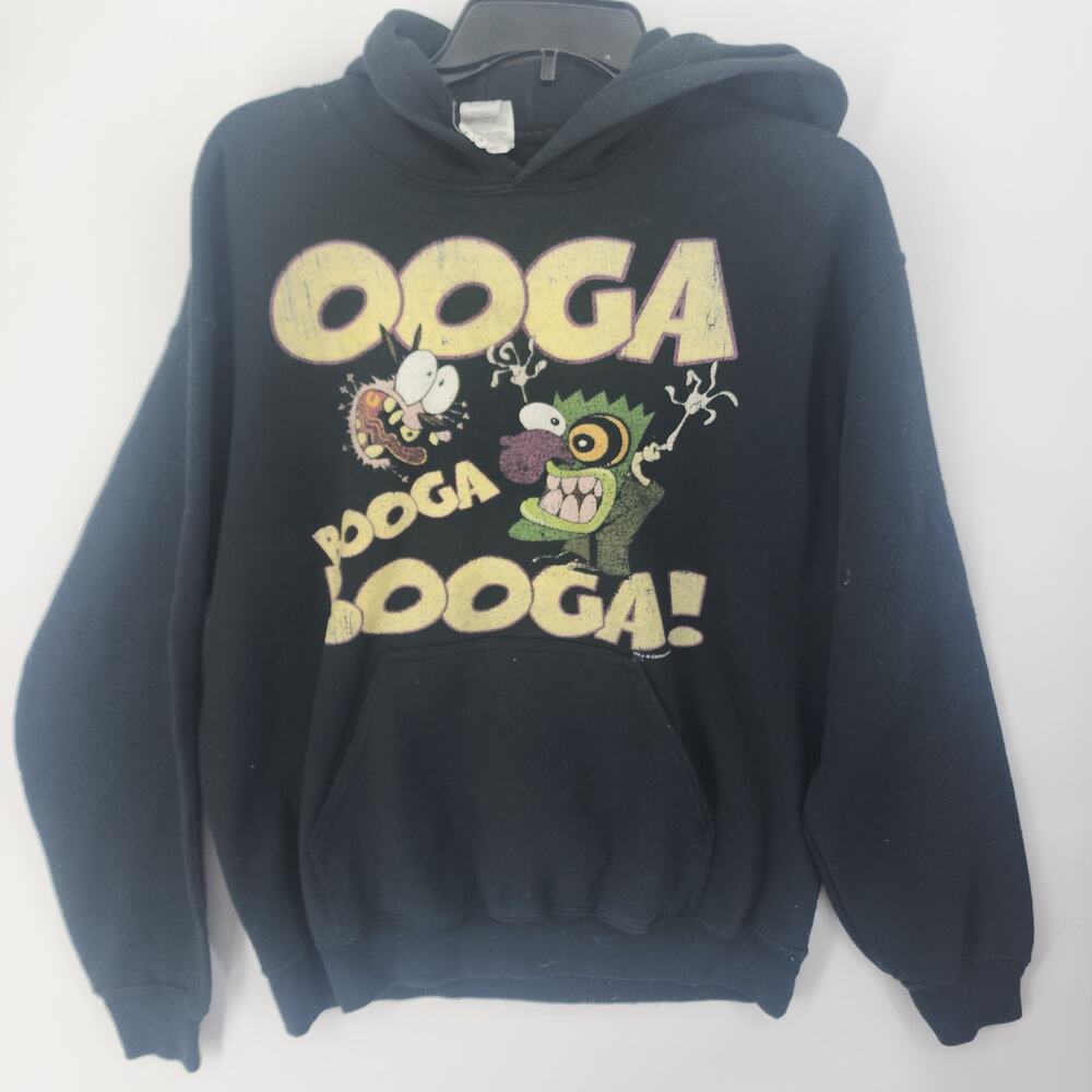 Courage the Cowardly Dog Ooga Booga Booga Hoodie Black M